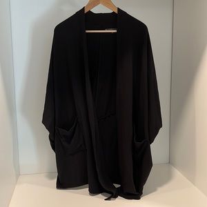 Beyond Yoga Black Origami Cardigan Wrap